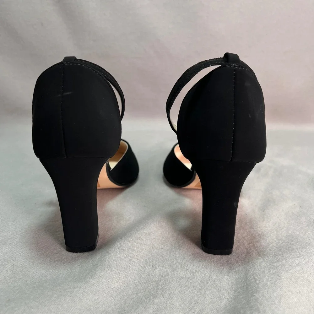Benjamin Walk Touch Ups Amanda Black Modern Classic Dressy Heels 7M‎